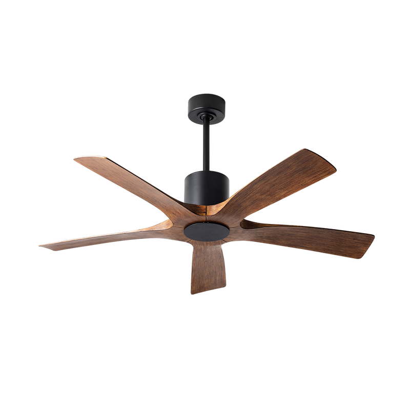 Aviator 5 Ceiling Fan Matte Black/Distressed Koa