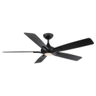 Mykonos 5 Ceiling Fan - Matte Black