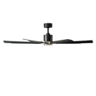 Aura 60in Brushed Nickel/Matte Black angle 2