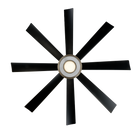 Aura 60in Brushed Nickel/Matte Black angle 3