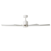 Aura 60in Brushed Nickel/Matte White angle 2