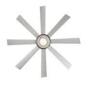 Aura 60in Brushed Nickel/Matte White angle 3