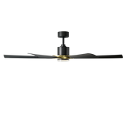 Aura 60in Soft Brass/Matte Black angle 2