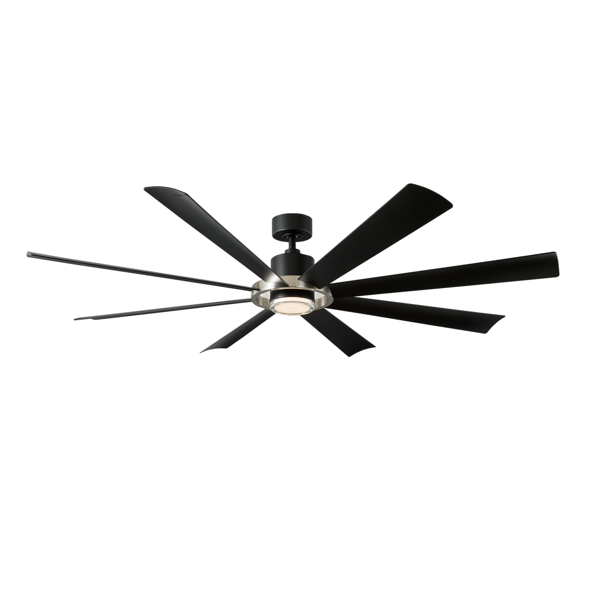 Aura 72in Brushed Nickel/Matte Black