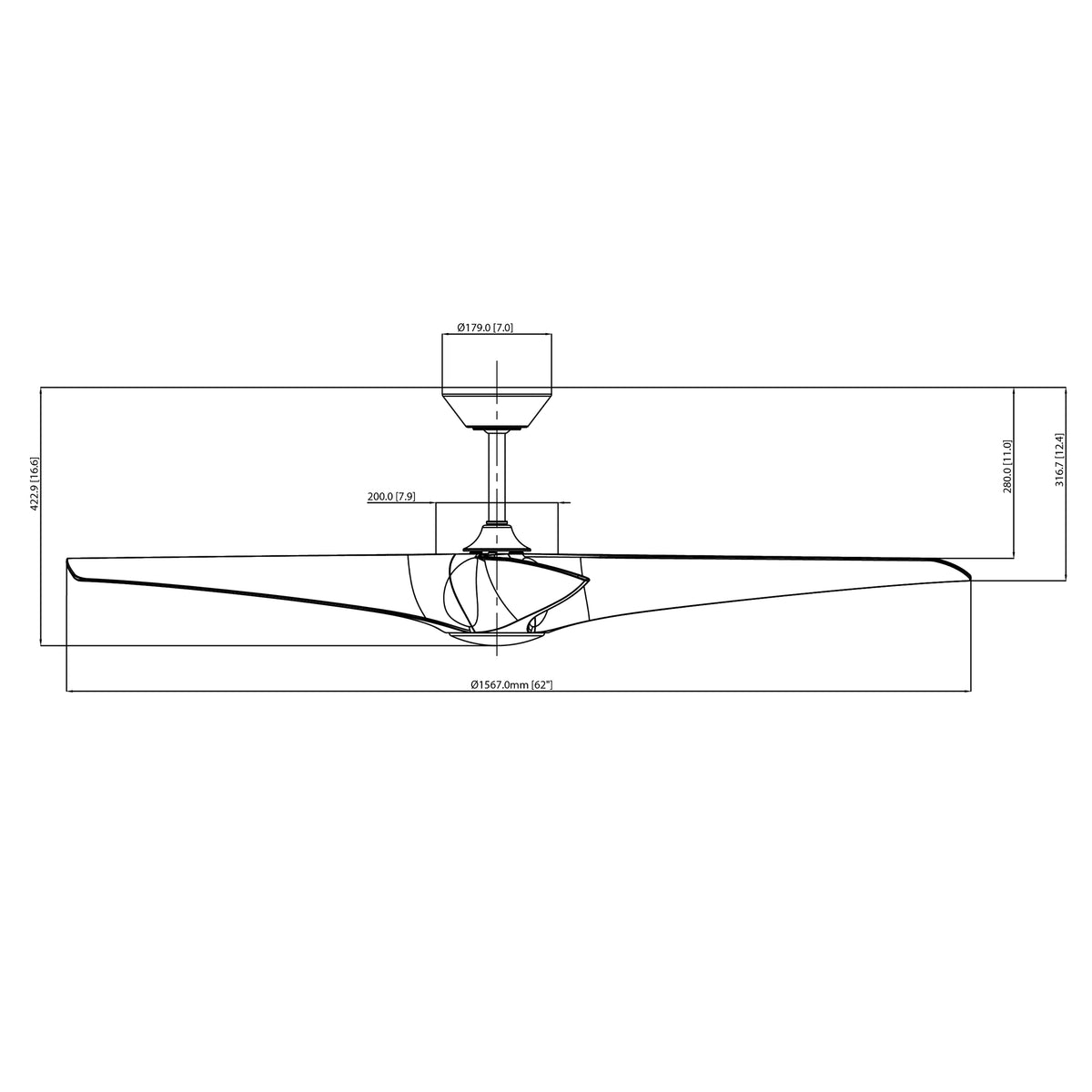 Zephyr 5 Ceiling Fan