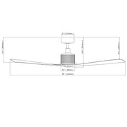 Spinster Ceiling Fan With Light Kit