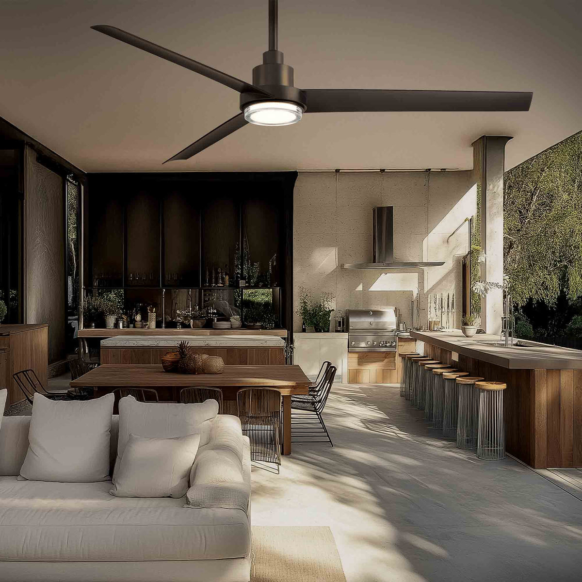 Bolo Ceiling Fan - Bronze Lifestyle
