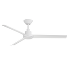 Bolo Ceiling Fan - Matte White Angle 2