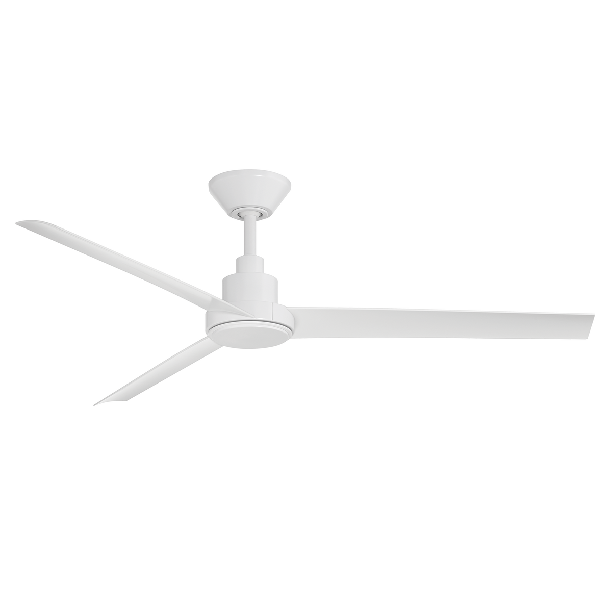 Bolo Ceiling Fan - Matte White Angle 2