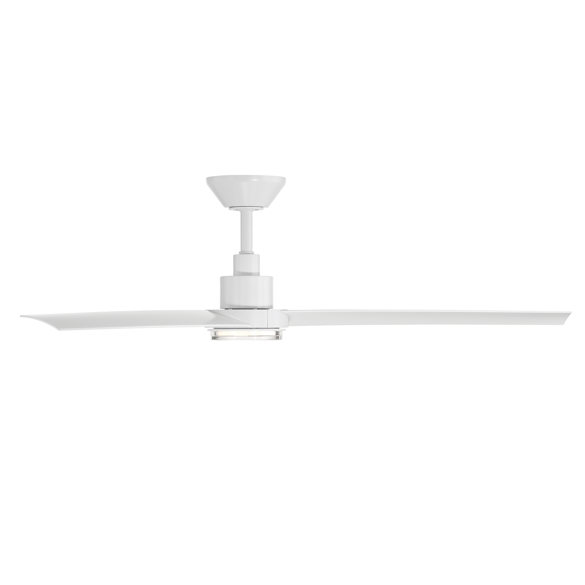 Bolo Ceiling Fan - Matte White Angle 3