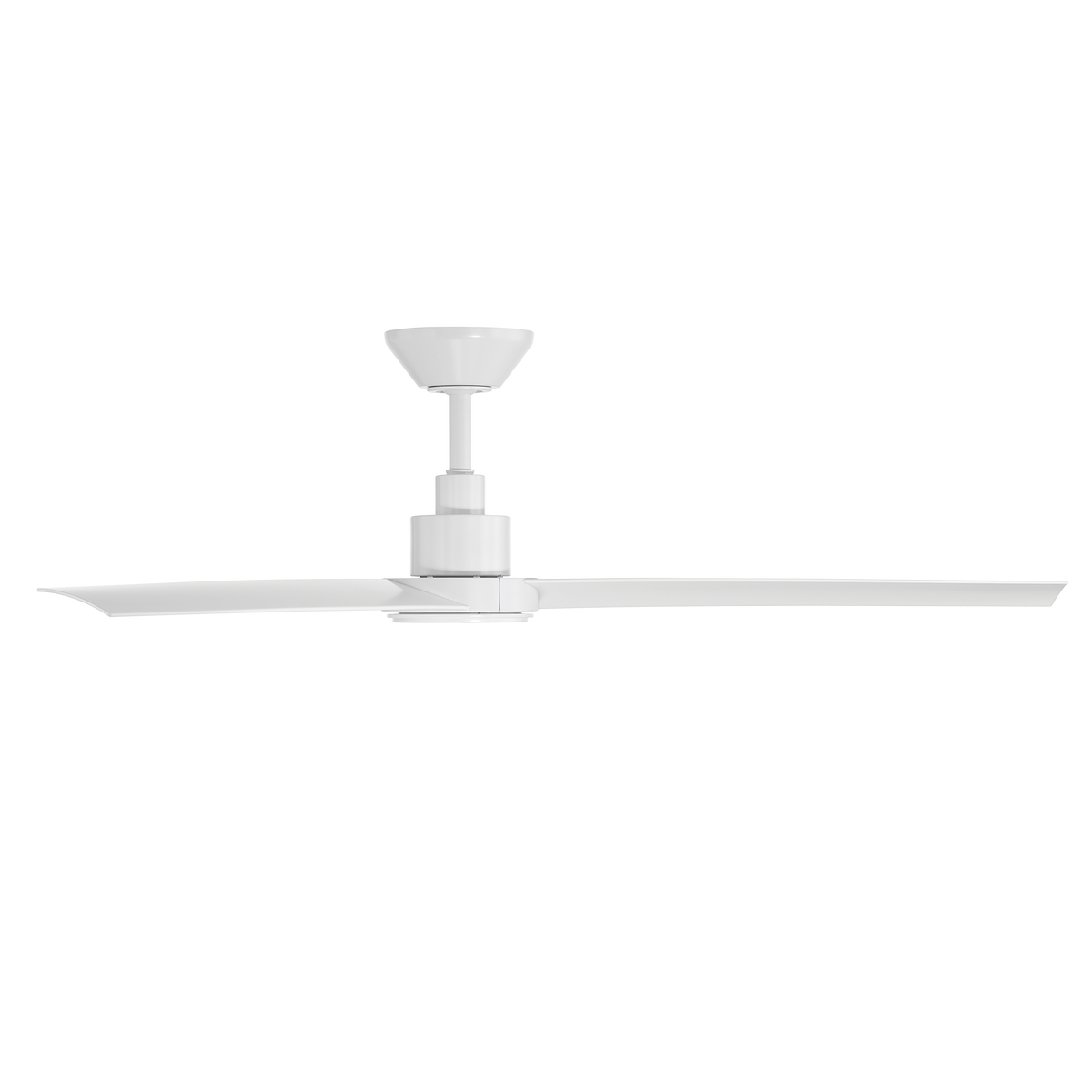 Bolo Ceiling Fan - Matte White Angle 4