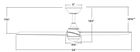 Pisces Ceiling Fan With Light Kit