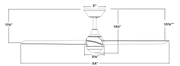 Pisces Ceiling Fan With Light Kit
