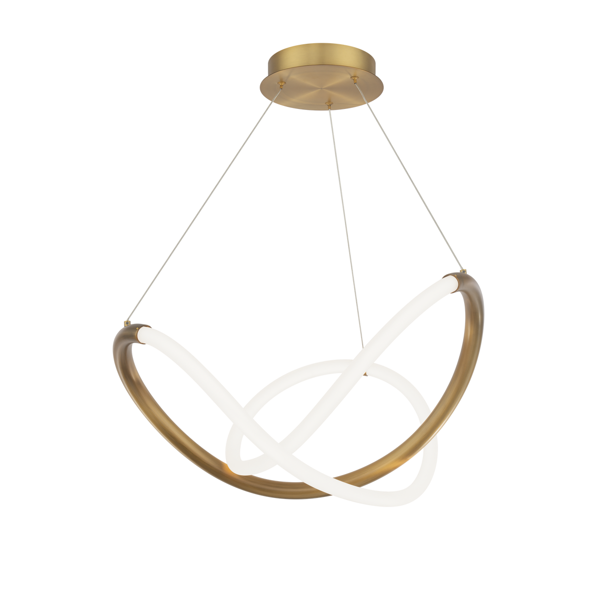 Solo 24in Pendant - Aged Brass