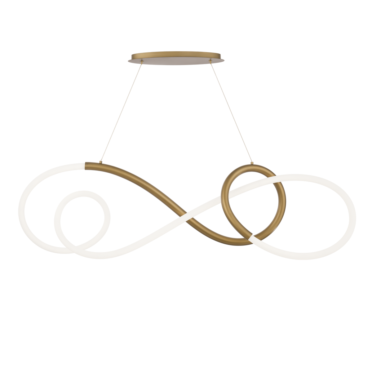 Solo 48in Pendant - Aged Brass