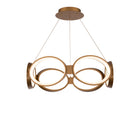 Solitaire 24in Pendant - Aged Brass