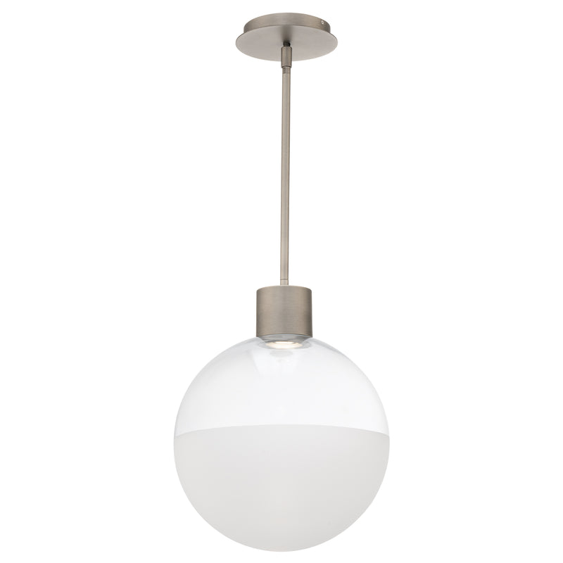 Gaze 12in Mini Pendant - Brushed Nickel