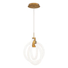 Knot 13in Mini Pendant - Aged Brass