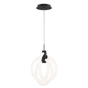 Knot 13in Mini Pendant - Black