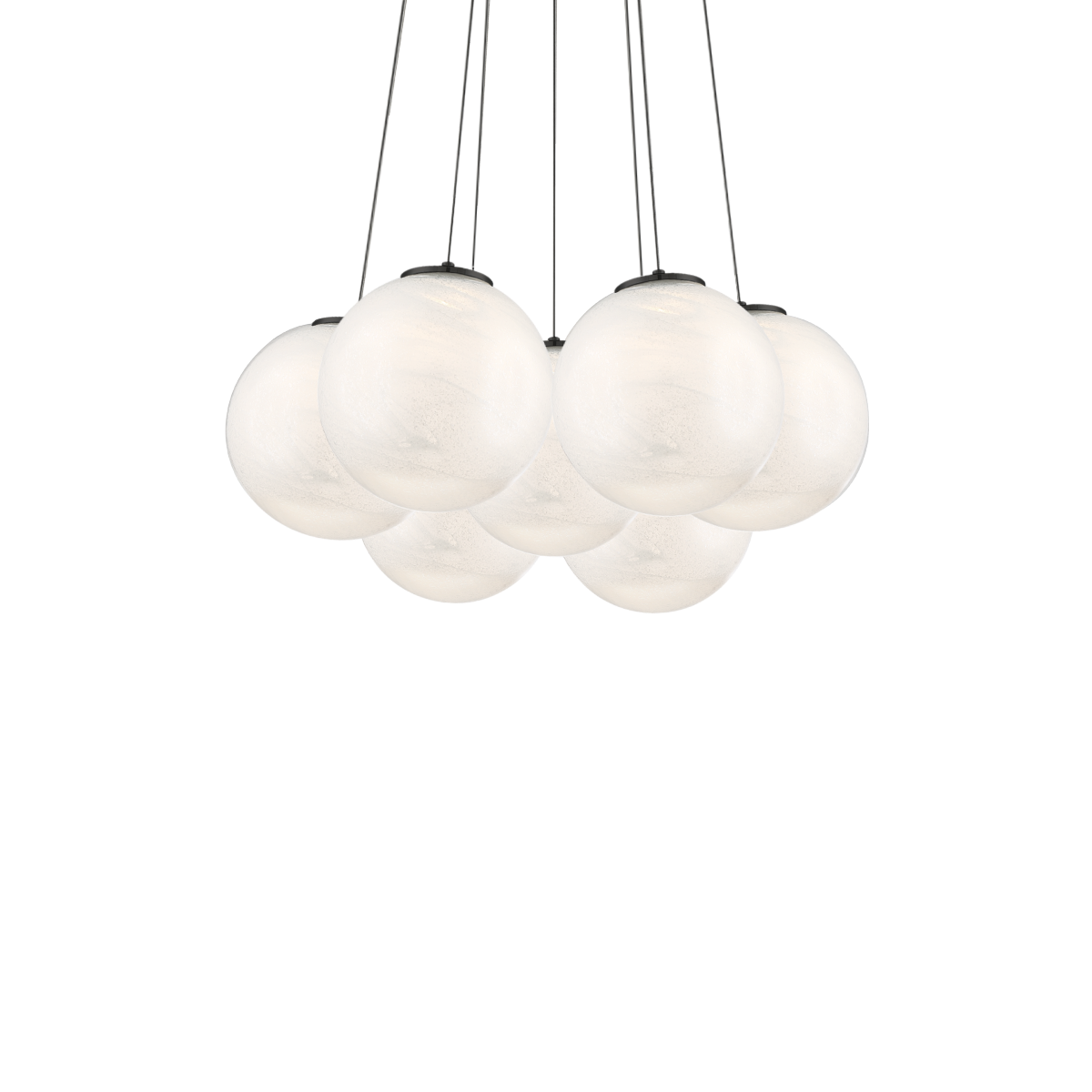 Cosmic 7 Light Pendant Black
