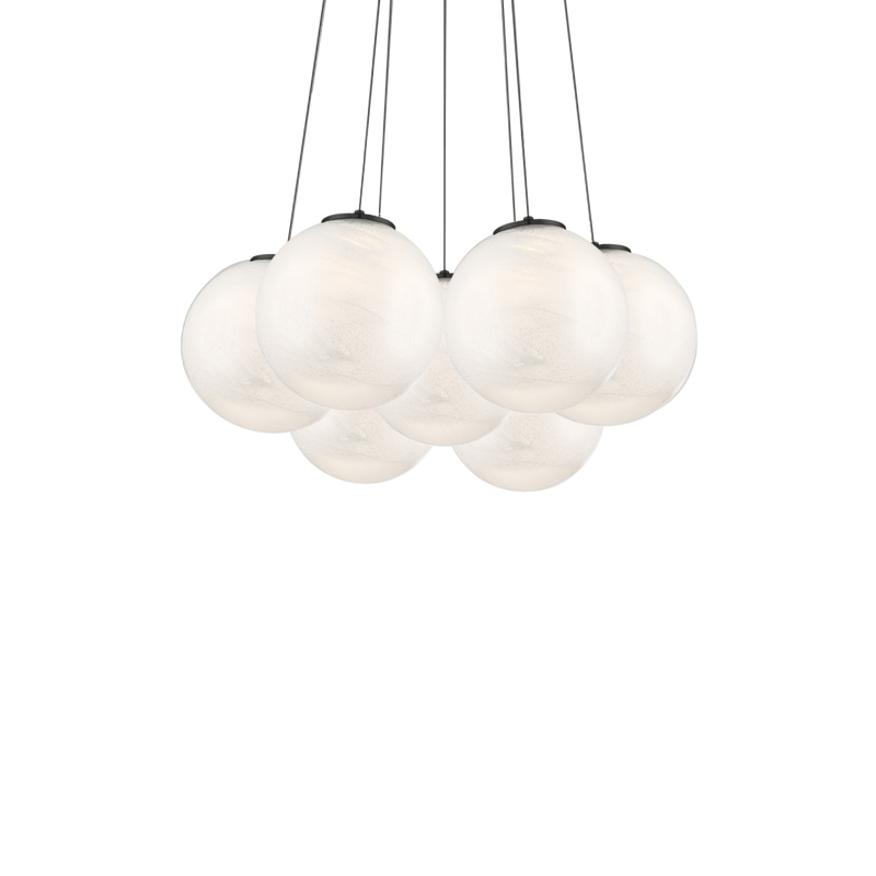 Cosmic 7 Light Pendant Black