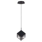 Ice Cube 8in Mini Pendant - Black