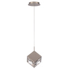 Ice Cube 8in Mini Pendant - Brushed Nickel