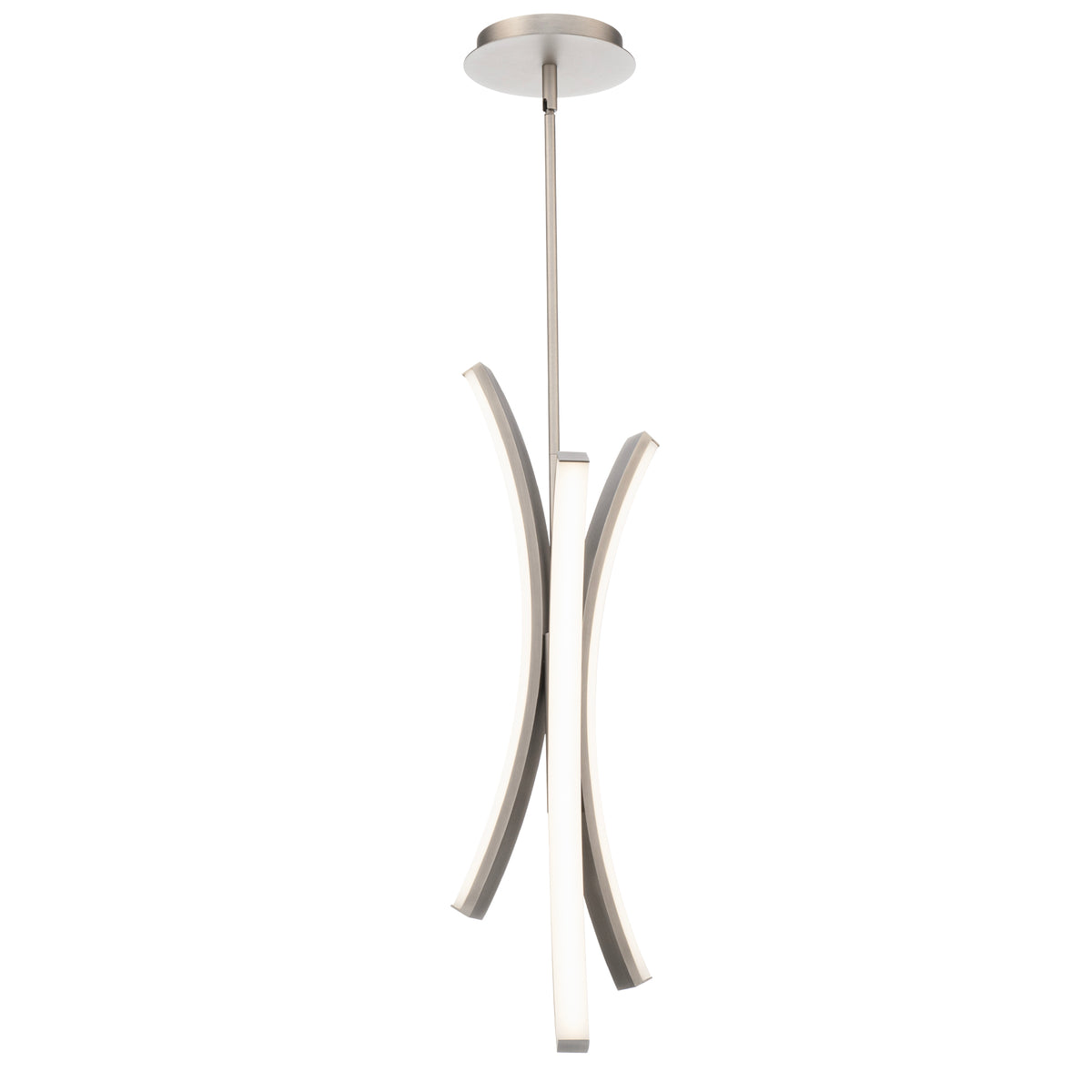 Tusk 24in Mini Pendant - Brushed Nickel