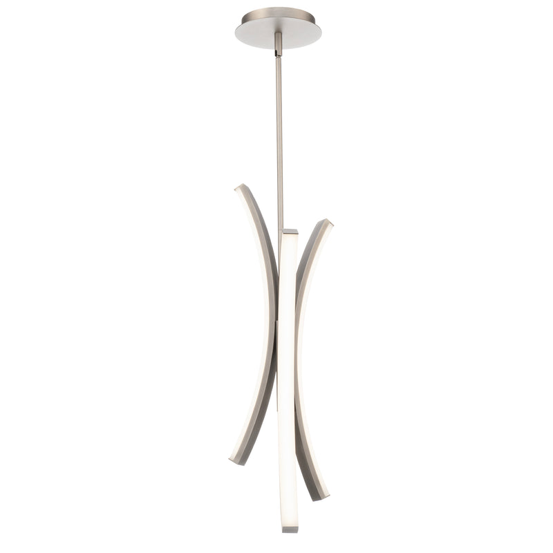 Tusk 24in Mini Pendant - Brushed Nickel