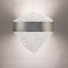 Luzerne Round Pendant - Brushed Nickel detail