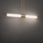 Luzerne Linear Pendant - Aged Brass lifestyle