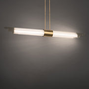 Luzerne Linear Pendant - Aged Brass lifestyle