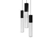 Cinema 3 Light Round Pendant Black