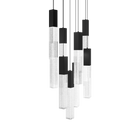 Cinema 9 Light Round Pendant Black