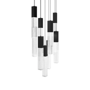 Cinema 9 Light Round Pendant Black