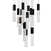Cinema 13 Light Square Pendant Black