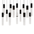 Cinema 14 Light Linear Pendant Black