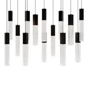 Cinema 14 Light Linear Pendant Black