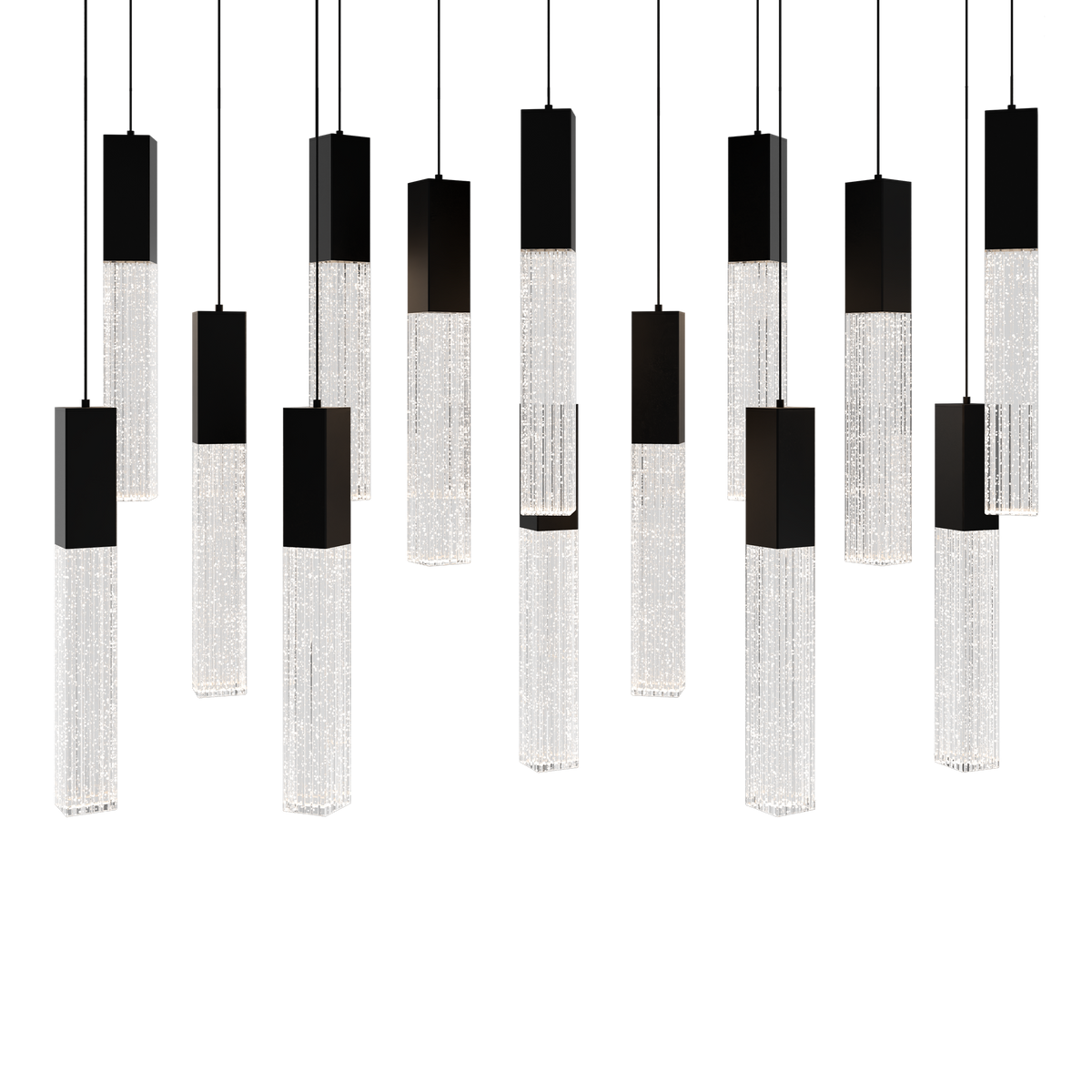 Cinema 14 Light Linear Pendant Black