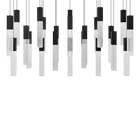 Cinema 23 Light Linear Pendant Black