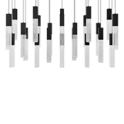 Cinema 23 Light Linear Pendant Black