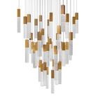 Cinema 41 Light Square Pendant Aged Brass