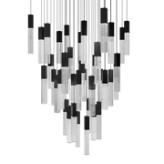 Cinema 41 Light Square Pendant Black