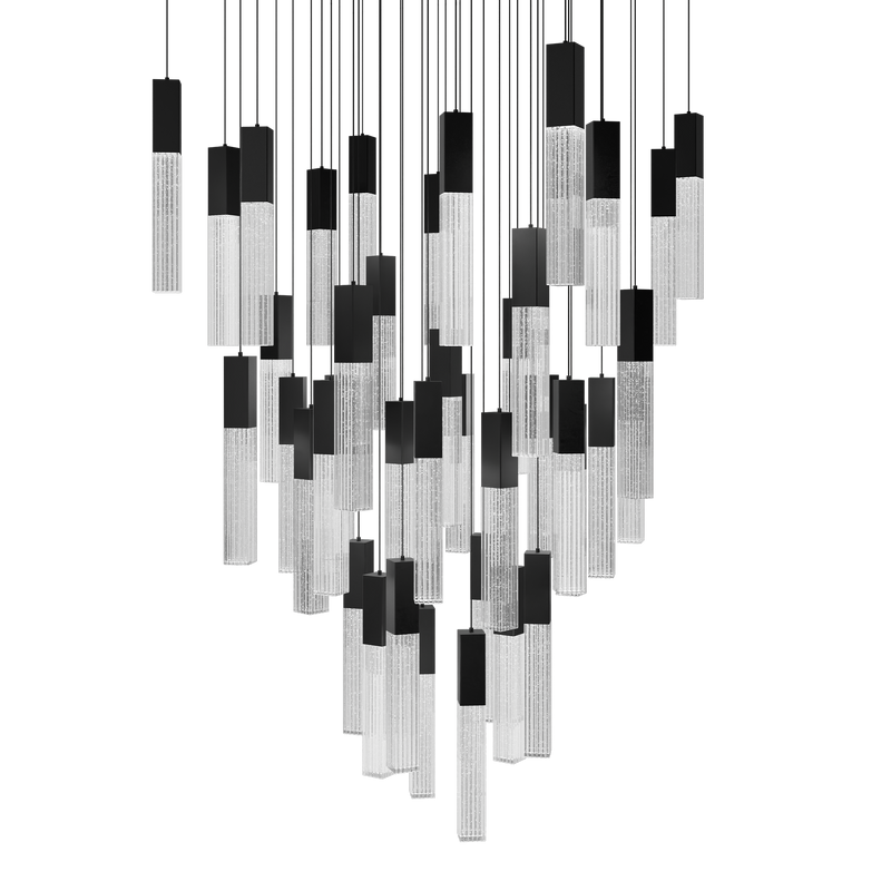 Cinema 41 Light Square Pendant Black