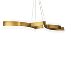 Arcs Linear Pendant - Aged Brass