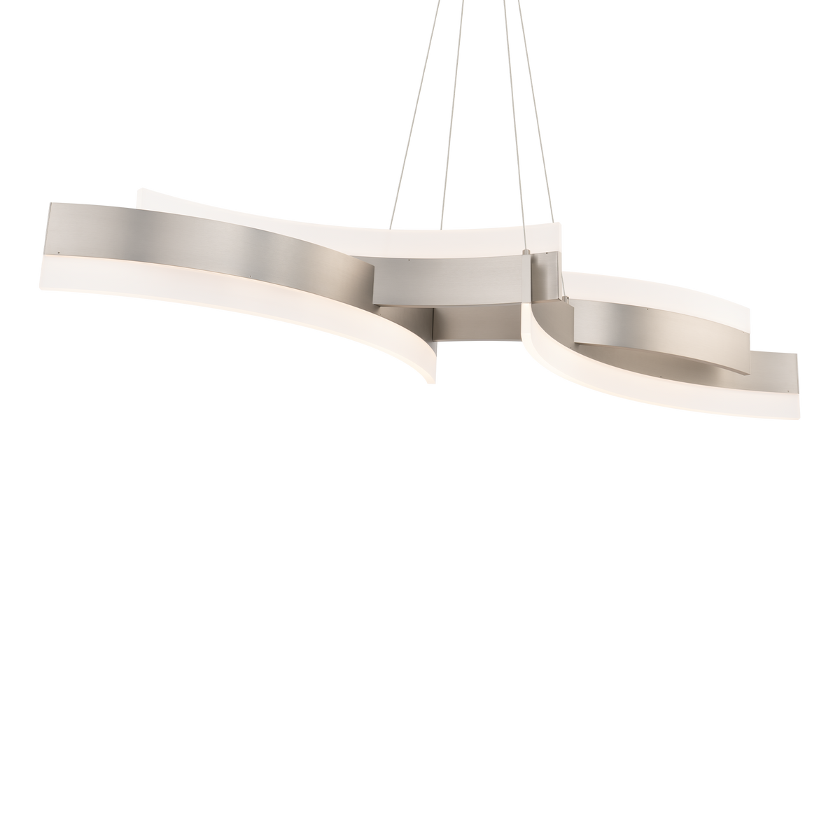 Arcs Linear Pendant - Brushed Nickel