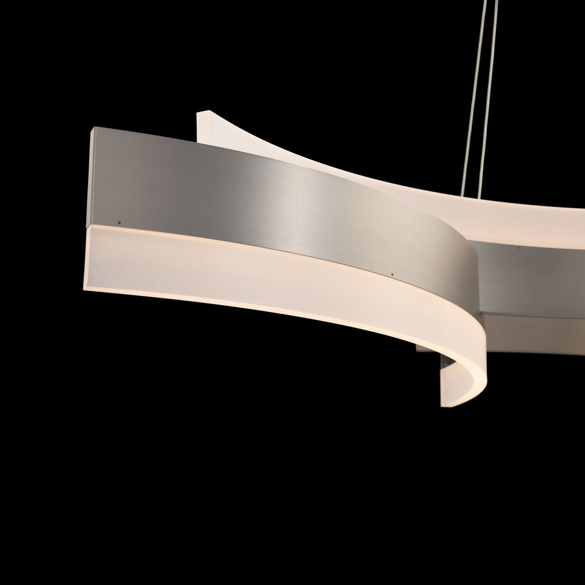Arcs Linear Pendant - Brushed Nickel