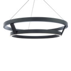 Imperial Round Pendant Black