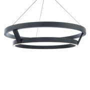 Imperial Round Pendant Black