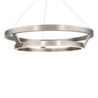 Imperial Round Pendant Brushed Nickel